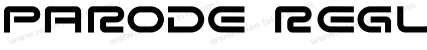 PARODE Regular字体转换